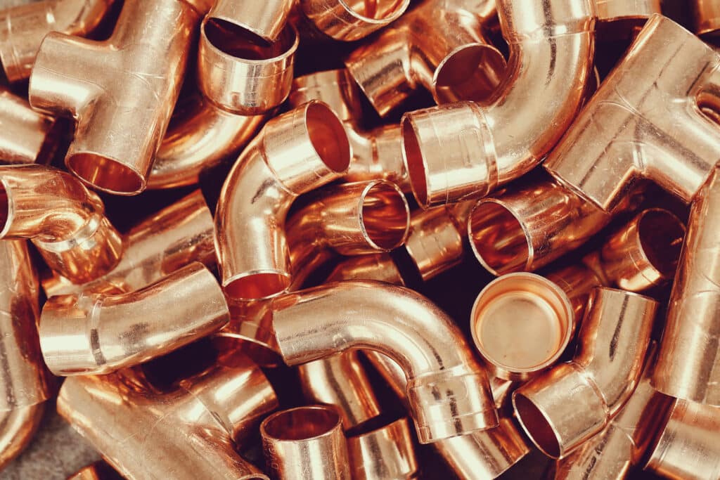 O cobre é um material altamente resistente à corrosão